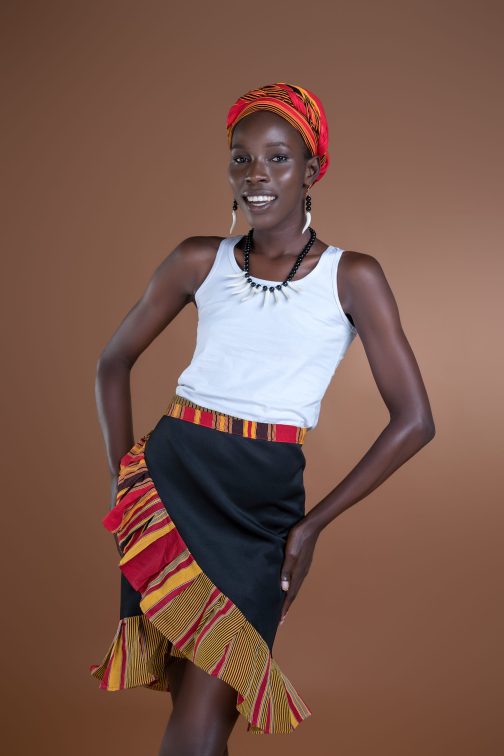 Nyero African Kikoyi Wrap Skirt - www.makula.store