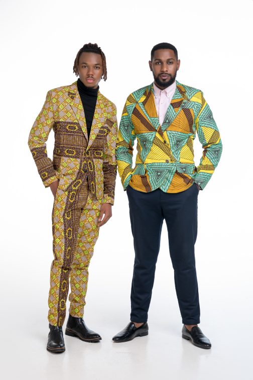 Kofi Men’s African Print Coat - www.makula.store